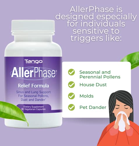 Cápsulas vegetarianas AllerPhase para alergias por polen