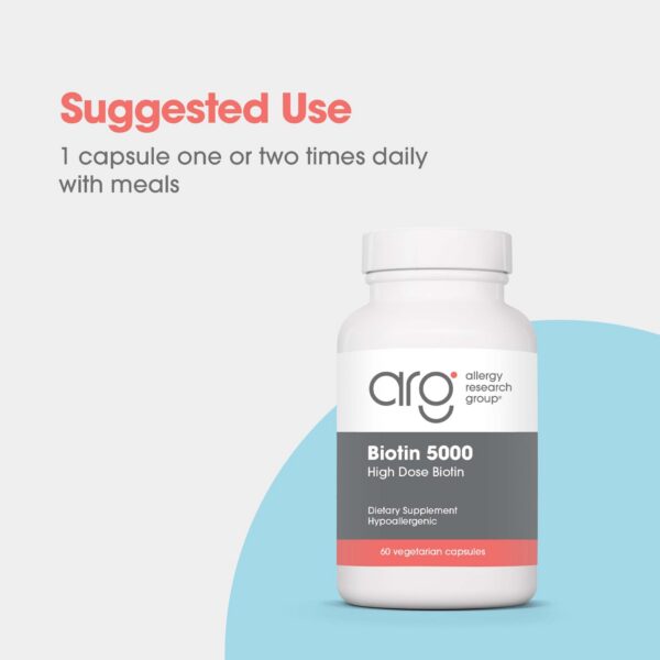 Cápsulas vegetarianas Biotina Health Supplement