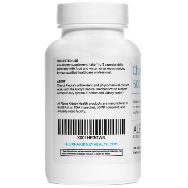 Version 1.0.0 Detalle de cápsulas vegetarianas de Chanca Piedra para cálculos renales