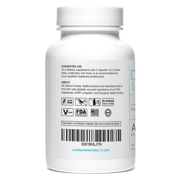 Cápsulas vegetarianas D-Mannosa para salud urinaria