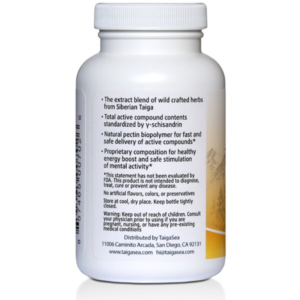 Cápsulas vegetarianas de extracto de Schisandra