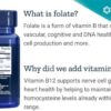 Cápsulas vegetarianas folato bioactivo y vitamina b12 sin gluten