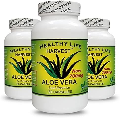 Cápsulas vegetarianas ICAloe de aloe vera 700mg