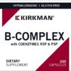 Cápsulas vegetarianas Kirkman Complejo B hipoalergénico