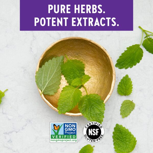 Cápsulas vegetarianas Lemon Balm Force New Chapter