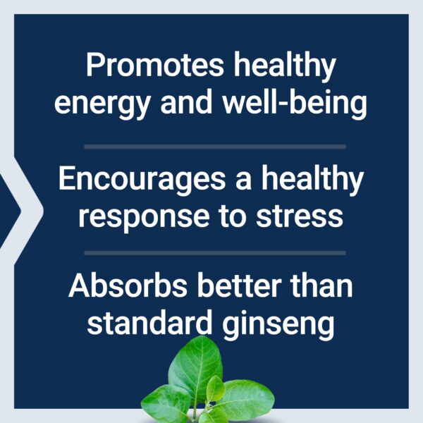 Cápsulas vegetarianas Life Extension ginseng energía