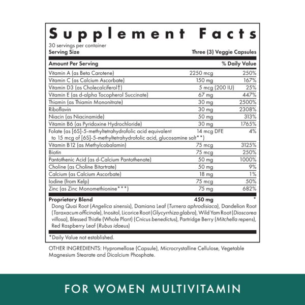 Cápsulas vegetarianas MICHAEL'S para mujeres