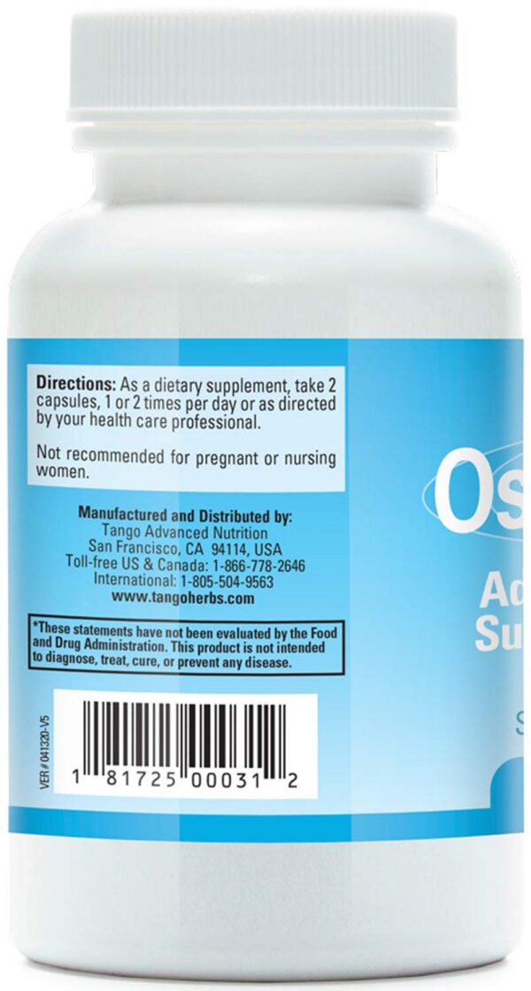 Version 1.0.0 Cápsulas vegetarianas de OsteoPhase para soporte óseo natural