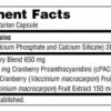 Cápsulas vegetarianas Pacran Cranberry 650 mg