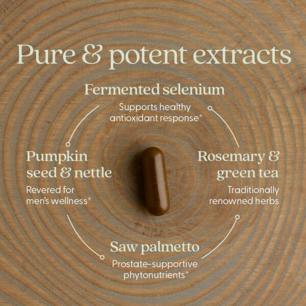 Cápsulas vegetarianas Prostate 5LX bienestar masculino