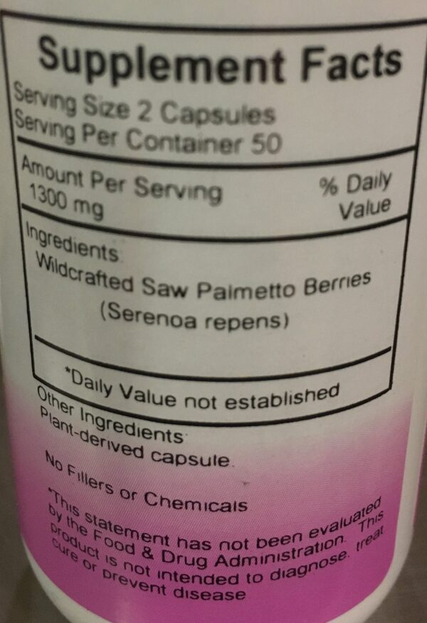 Cápsulas vegetarianas Saw Palmetto Christopher's suplemento