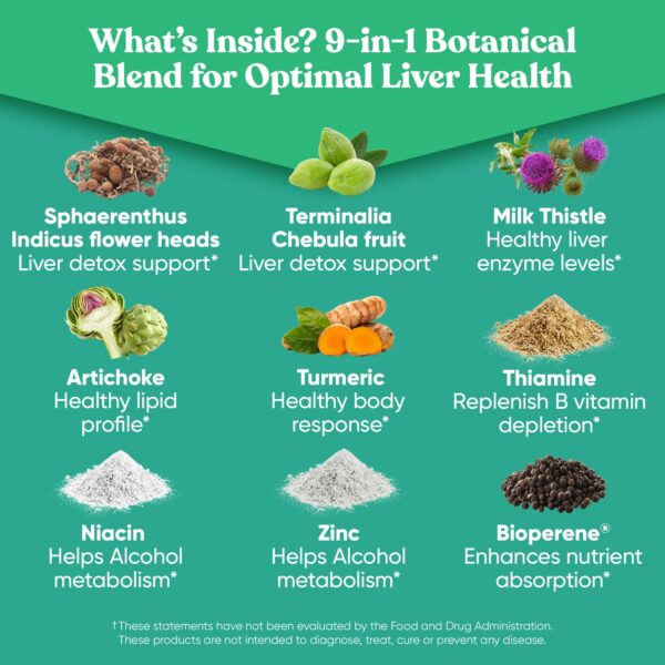 Cápsulas vegetarianas para soporte hepático y digestivo Vital Liver