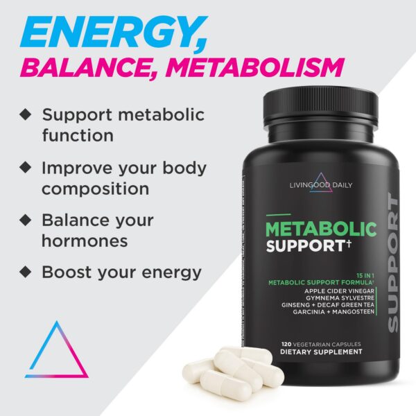 Cápsulas vegetarianas de soporte metabólico