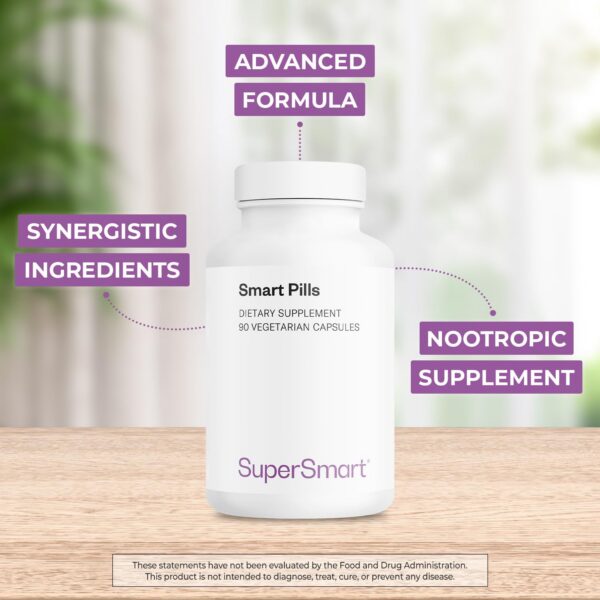 Cápsulas vegetarianas Supersmart ingredientes naturales