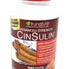 Cápsulas vegetarianas Trunature CinSulin para glucosa