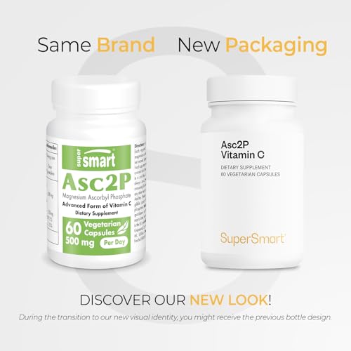 Cápsulas vegetarianas vitamina c avanzada Asc2P Supersmart