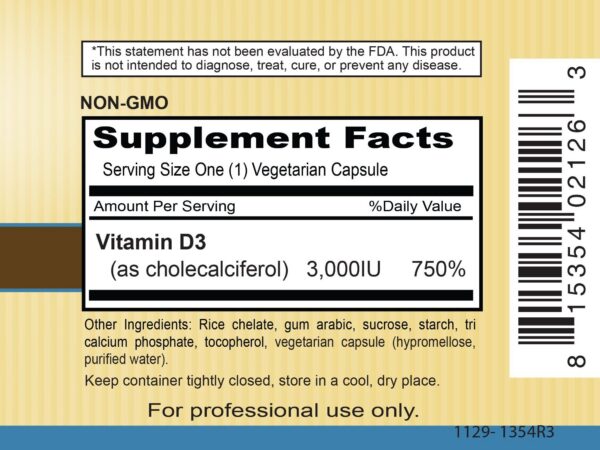 Version 1.0.0 Cápsulas vegetarianas vitamina d3 priority one 3000 ui