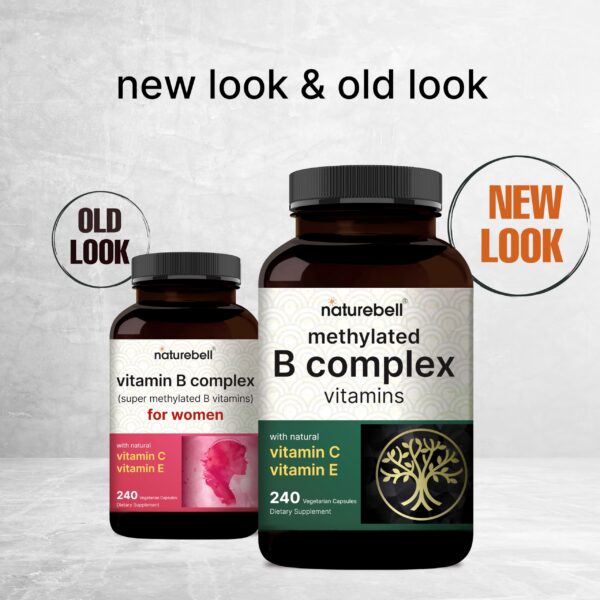 Cápsulas vegetarianas vitaminas B metiladas NatureBell