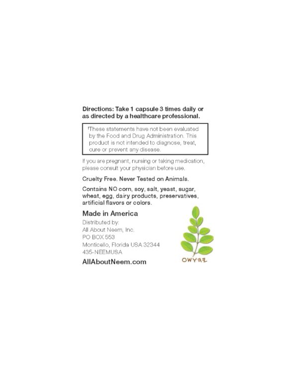 Version 1.0.0 Cápsulas verdes de moringa para soporte vitamínico y bienestar general