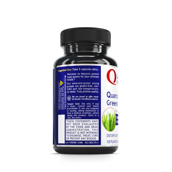 Version 1.0.0 Cápsulas verdes Quantum Nutrition para salud general