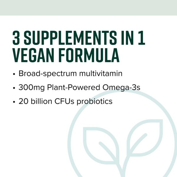 Cápsulas vibrantes multivitamínico con Omega-3 y minerales esenciales