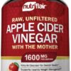 Cápsulas de vinagre de sidra de manzana 120 unidades NutriFlair