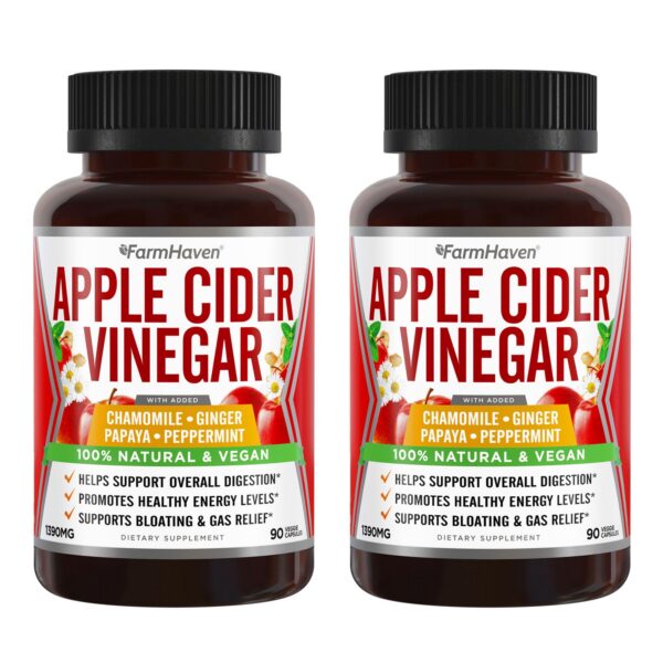 Version 1.0.0 Cápsulas vinagre sidra manzana jengibre papaya manzanilla FarmHaven