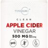 Cápsulas vinagre sidra manzana Type Zero frasco de 180