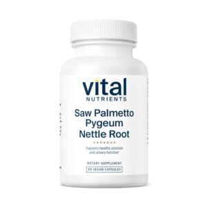 Cápsulas Vital Nutrients Saw Palmetto para salud prostática masculina