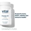 Cápsulas Vital Nutrients Vitamina D3 2000 UI claridad
