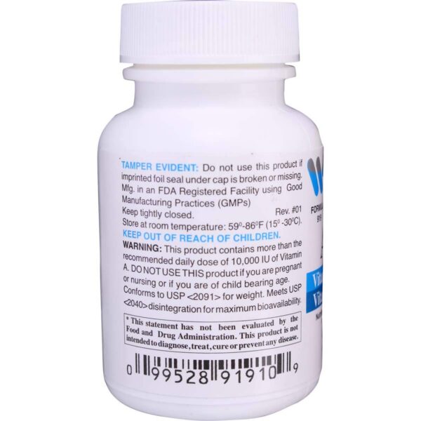 Version 1.0.0 Cápsulas de vitamina a y d3 de Wonder Laboratories para piel y huesos