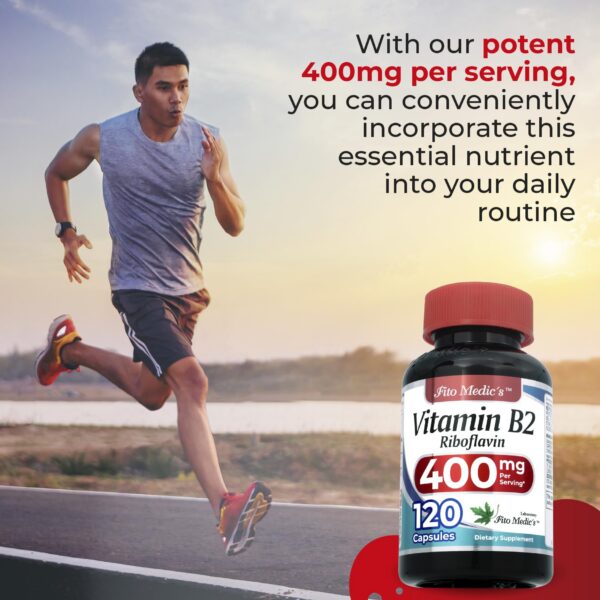 Cápsulas vitamina B2 riboflavina ultraabsorción Fito Medic's