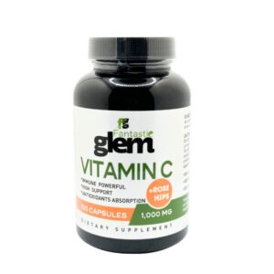 Cápsulas de vitamina C 1000 mg Fantastic Glem para salud inmunológica