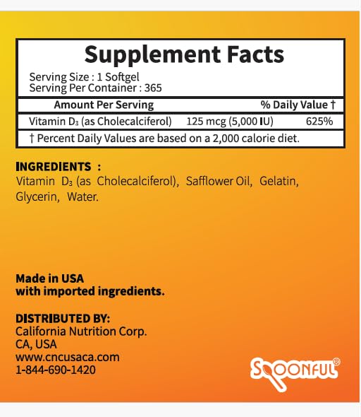 cápsulas de vitamina d3 para salud inmunitaria spoonful