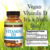 Cápsulas vitamina D3 vegana Script Essentials