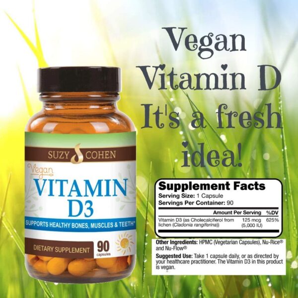 Cápsulas vitamina D3 vegana Script Essentials