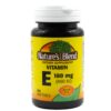 Cápsulas vitamina e nature's blend 100 unidades