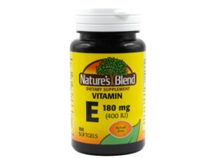 Cápsulas vitamina e nature's blend 100 unidades