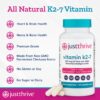 Cápsulas vitamina K2-7 para salud ósea y cardíaca