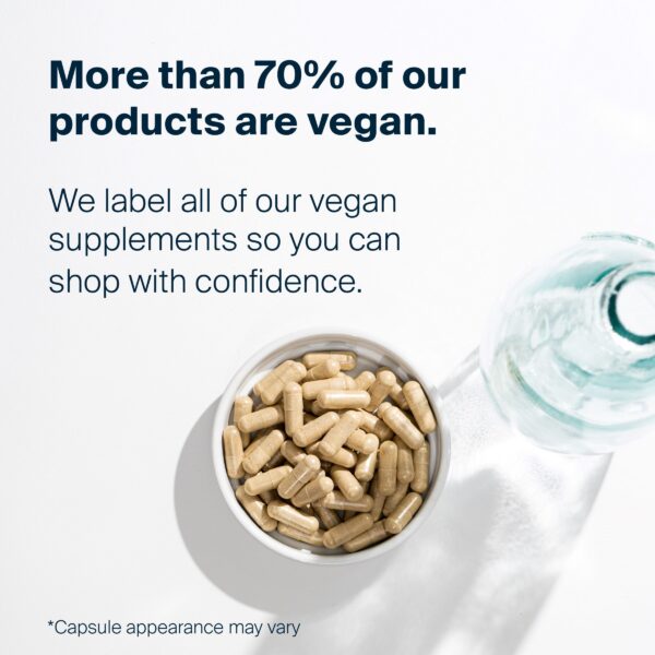 Etiqueta frontal Vital Nutrients melatonina suplemento sueño