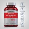 Cápsulas Vitamina K2 MK4 Piping Rock sin gluten