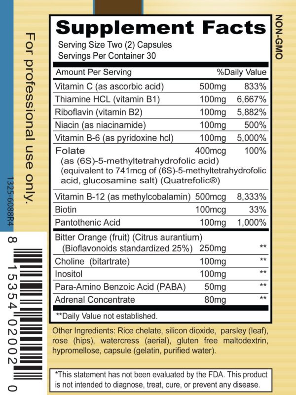 Version 1.0.0 Cápsulas de Vitaminas Estrés B y C Priority One