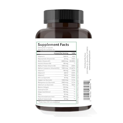 Cápsulas vitaminas HSN apoyo nutricional diario 60 cápsulas