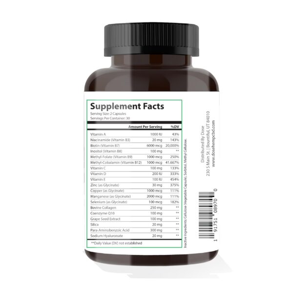 Cápsulas vitaminas HSN para apoyo nutricional diario