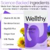 Cápsulas Wellthy Detox corporal para eliminación de toxinas y control de peso