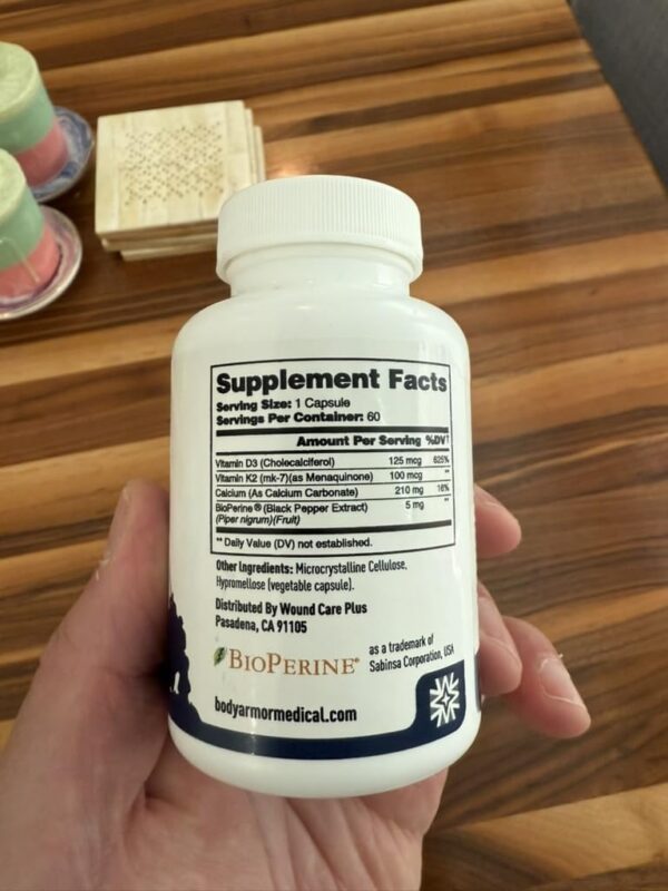 Version 1.0.0 Cápsulas Wound Care Plus K2 D3