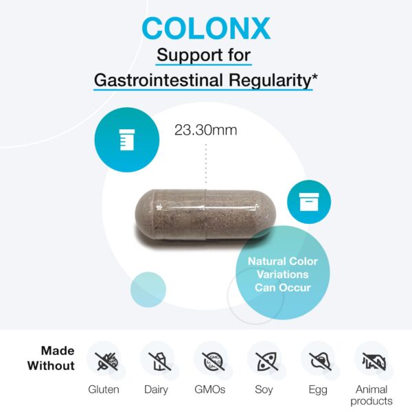 Cápsulas XYMOGEN ColonX para motilidad gastrointestinal y volumen de heces