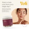 Cápsulas Yoli Glow vitaminas biotina colágeno folato