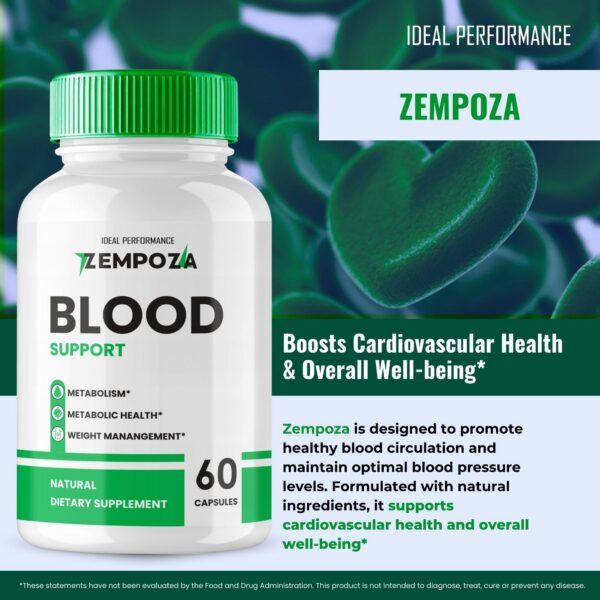 Version 1.0.0 Cápsulas Zempoza fórmulas saludables para sangre con canela