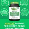 Cápsulas Zenwise Health extracto té verde con apoyo cardíaco